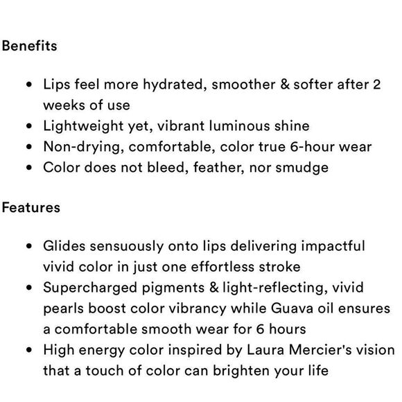 π· Laura Mercier 103 Peekβ(chestnut rose)
High Vibe Lip Color New Full Size - Picture 6 of 8